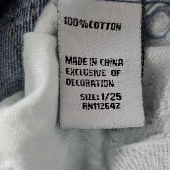 🏆137 Blue Savvy High Waist Distressed Jean Shorts - Picture 5 of 5